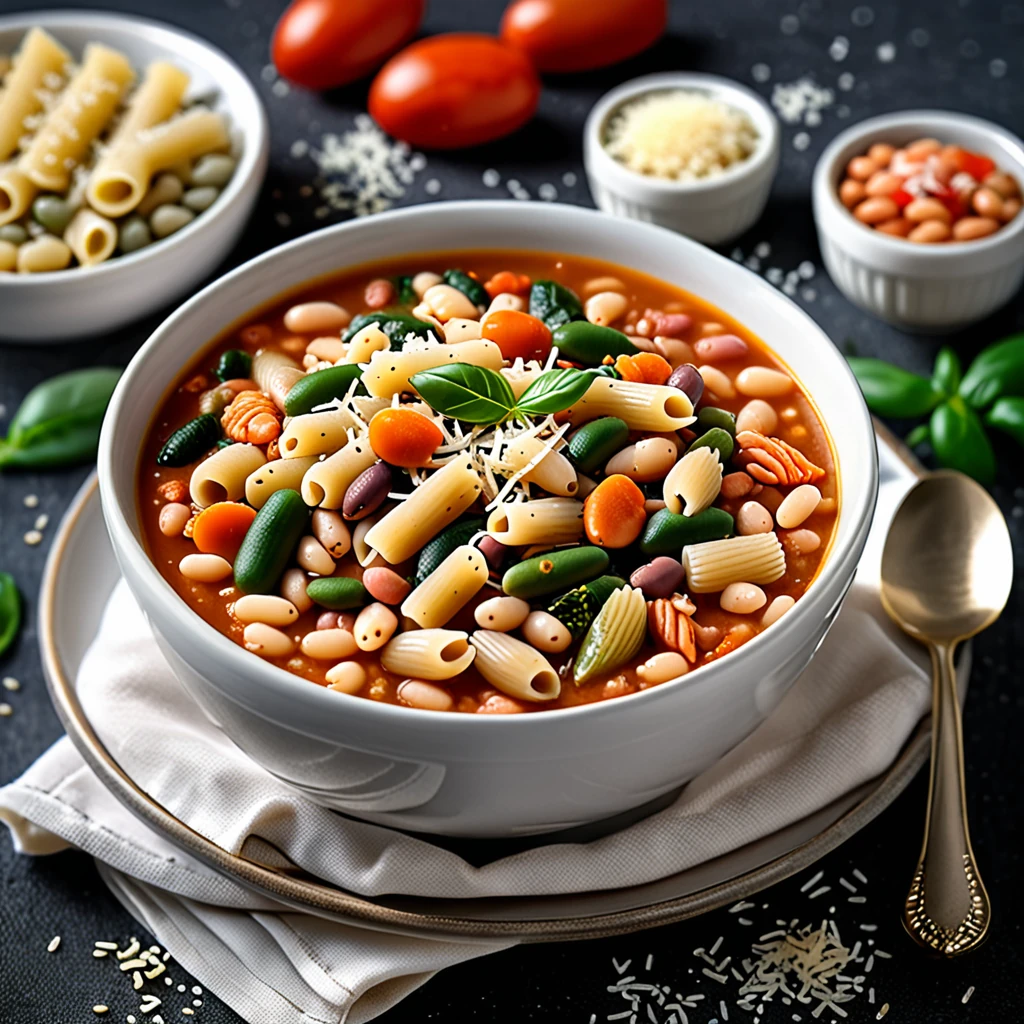 Andreas Classic Italian Pasta and Bean Soup