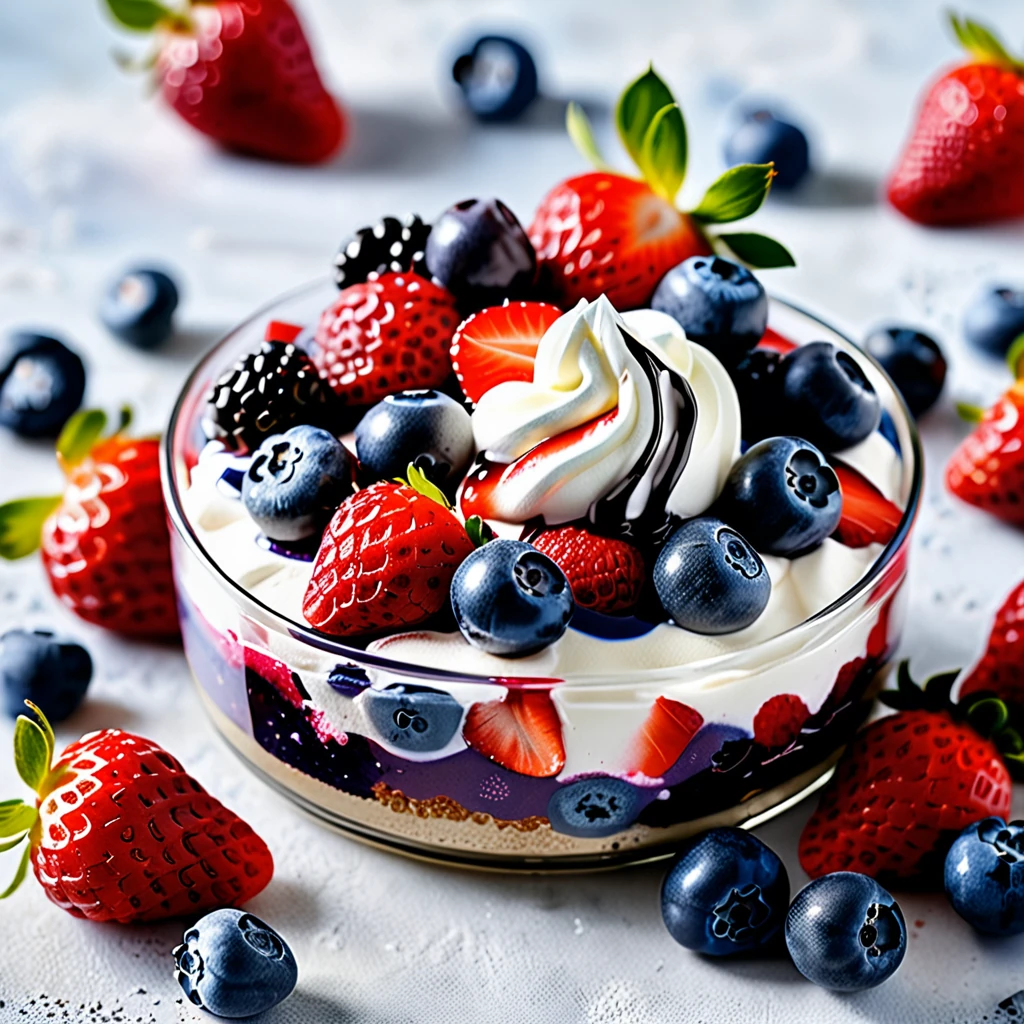 Boozy Mixed Berries Dessert