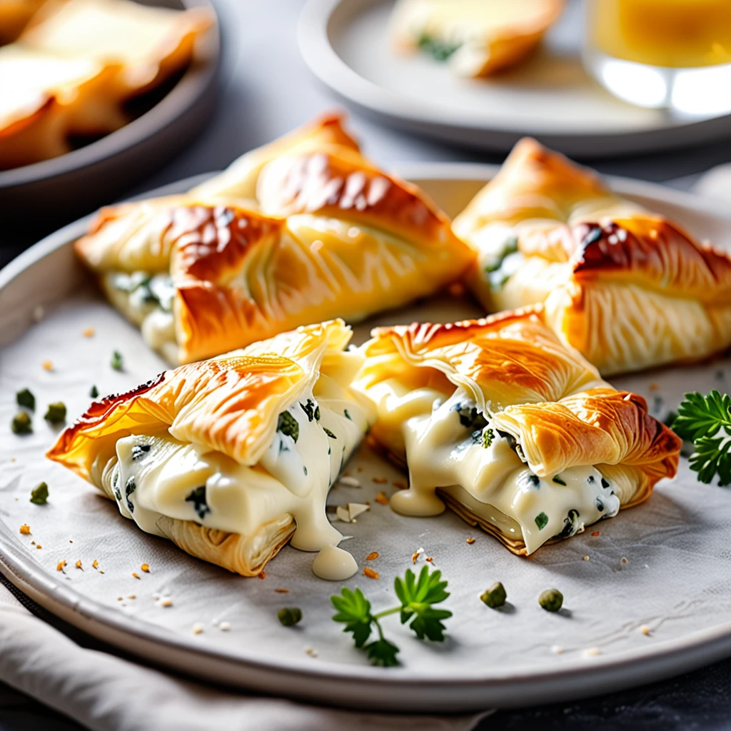 Cheese Stuffed Briouats: Crispy Moroccan Cheese Pastries