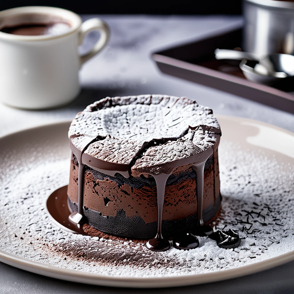 Chef Johns Decadent Chocolate Souffle Dessert