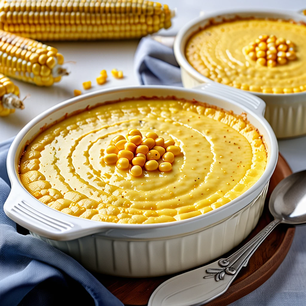 Classic Creamy Corn Pudding Recipe