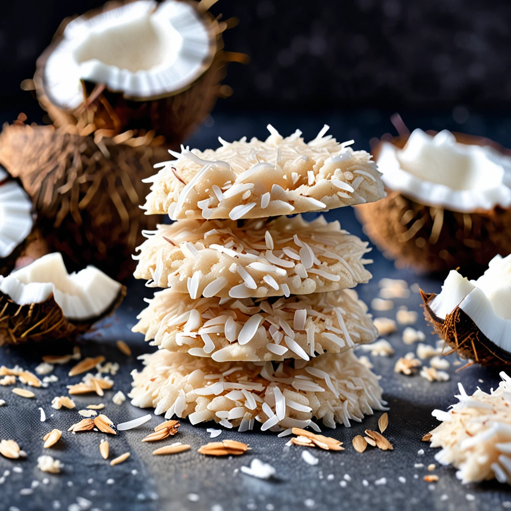 Classic No-Bake Coconut Cookies