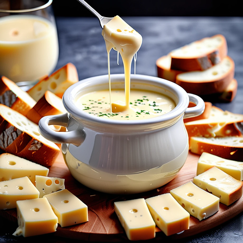 Classic Swiss Cheese Fondue Recipe