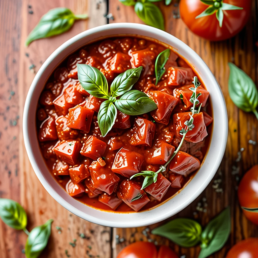 Classic Tomato Sauce with Thyme and Basil