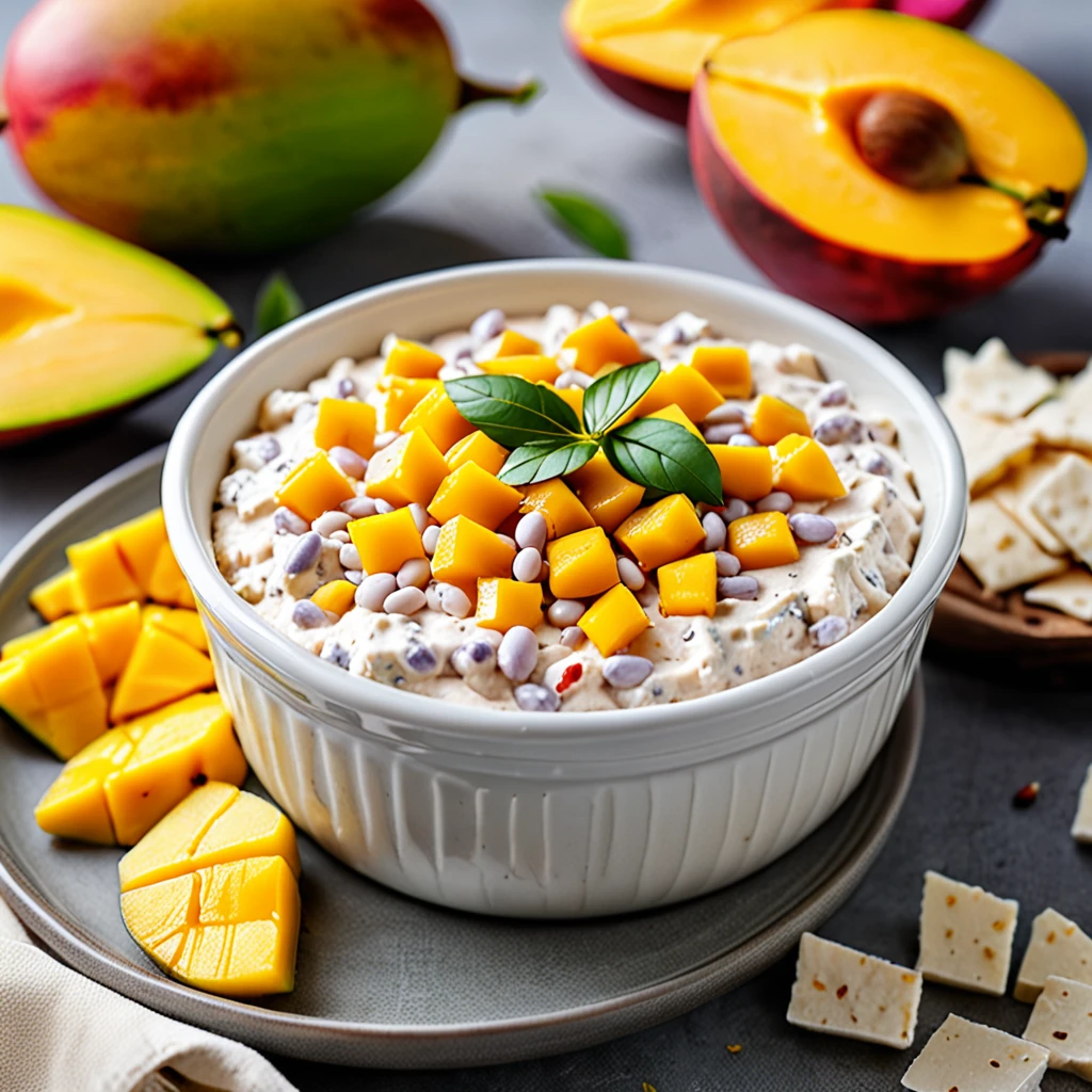 Cream Cheese Mango Bean Dip