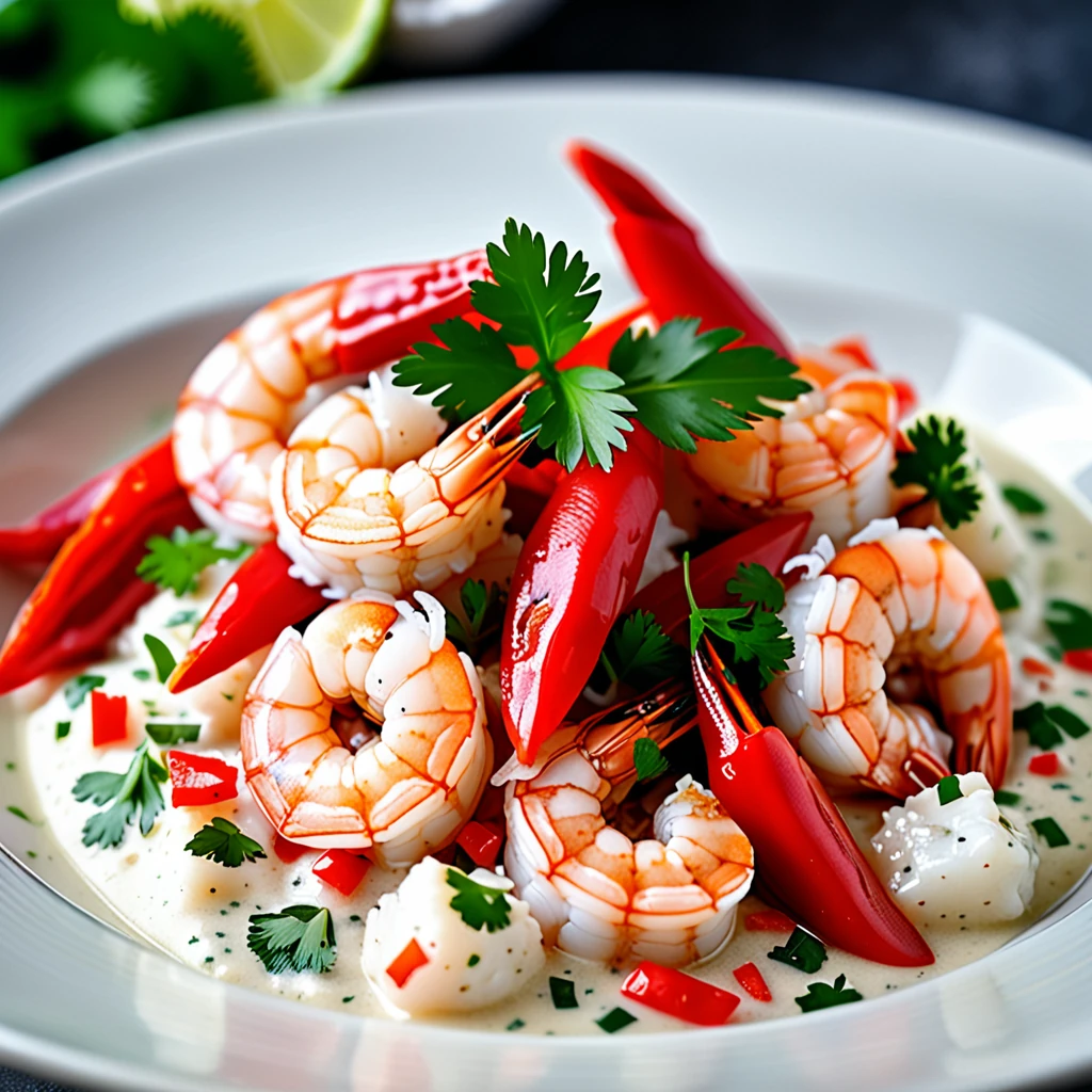 Creamy Coconut Milk Shrimp Delight