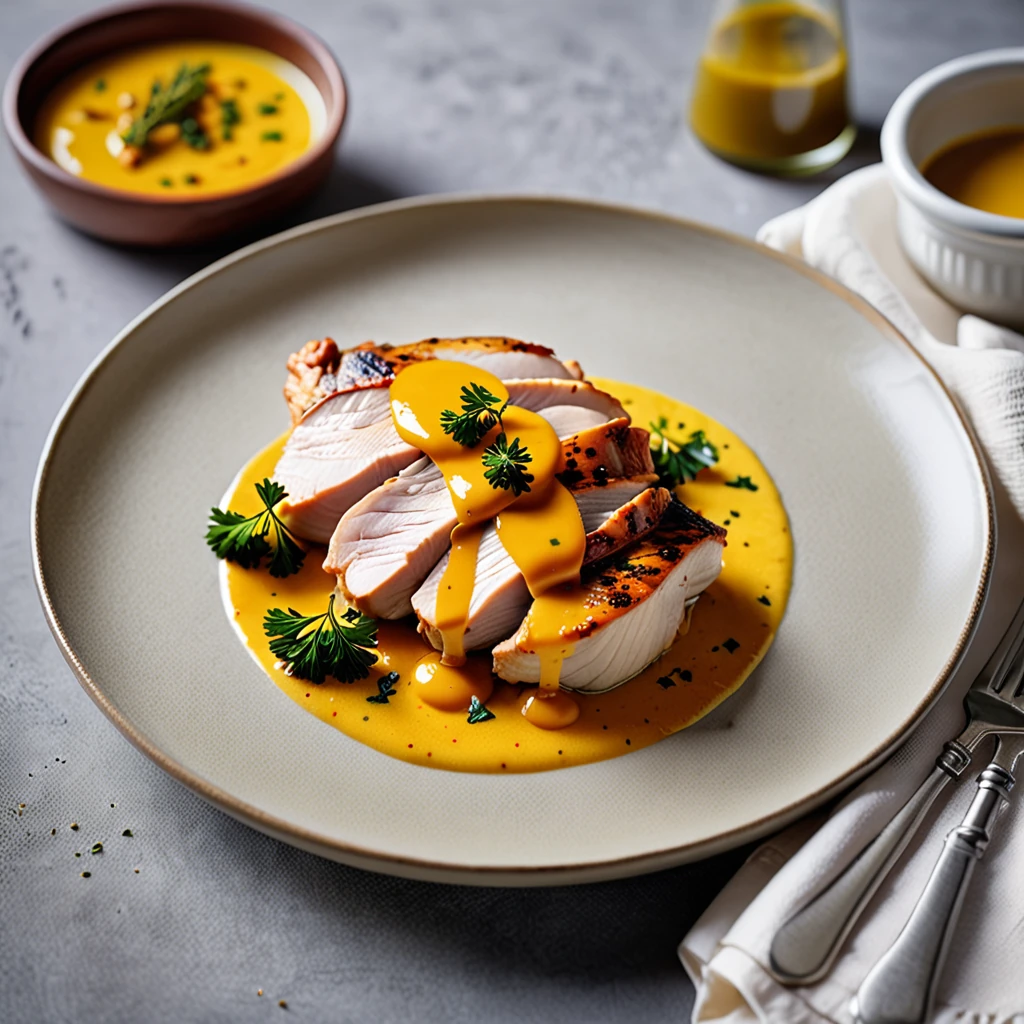 Creamy Saffron Guinea Fowl Recipe