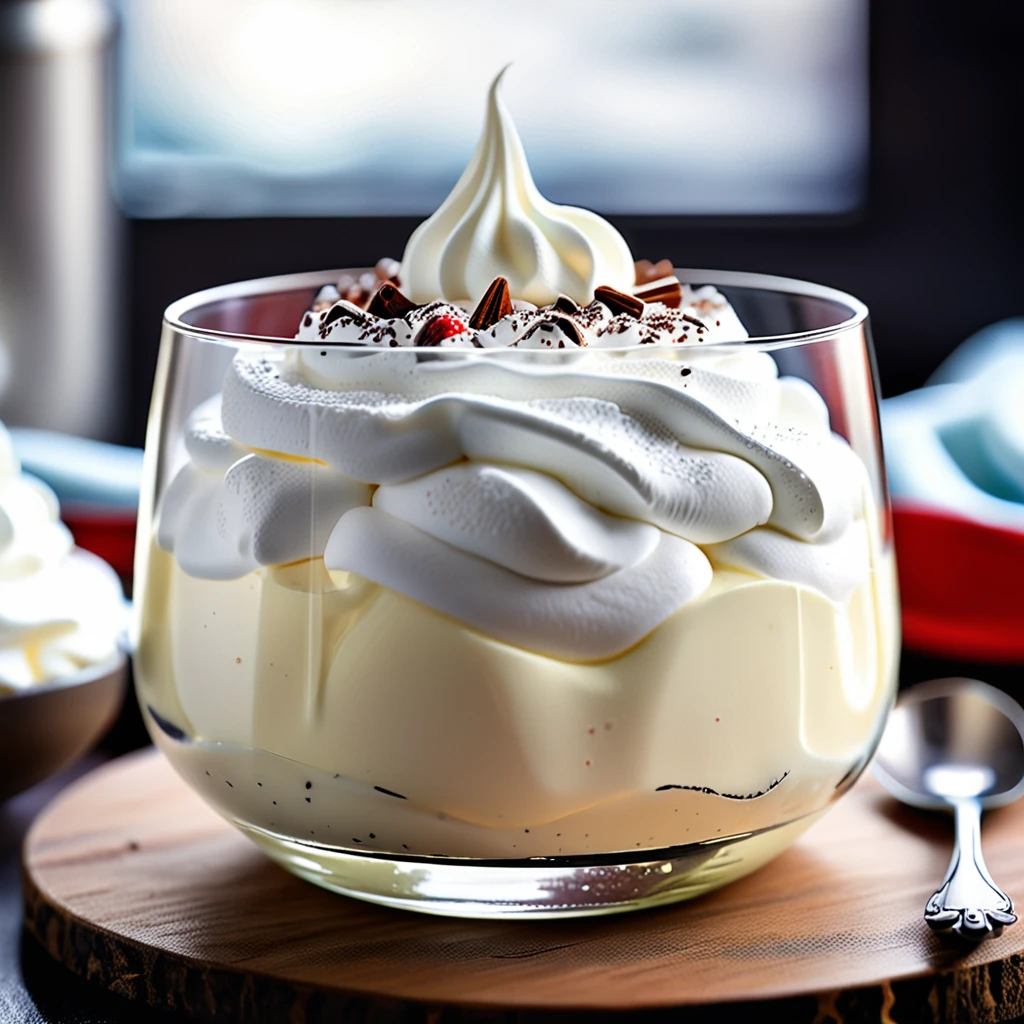 Creamy Snowy Dessert Pudding