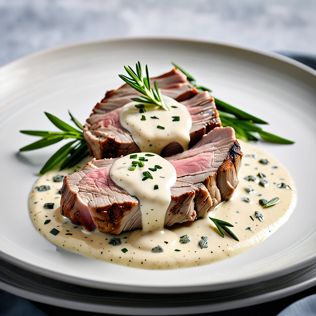 Creamy Veal Shoulder with Tarragon Sauce