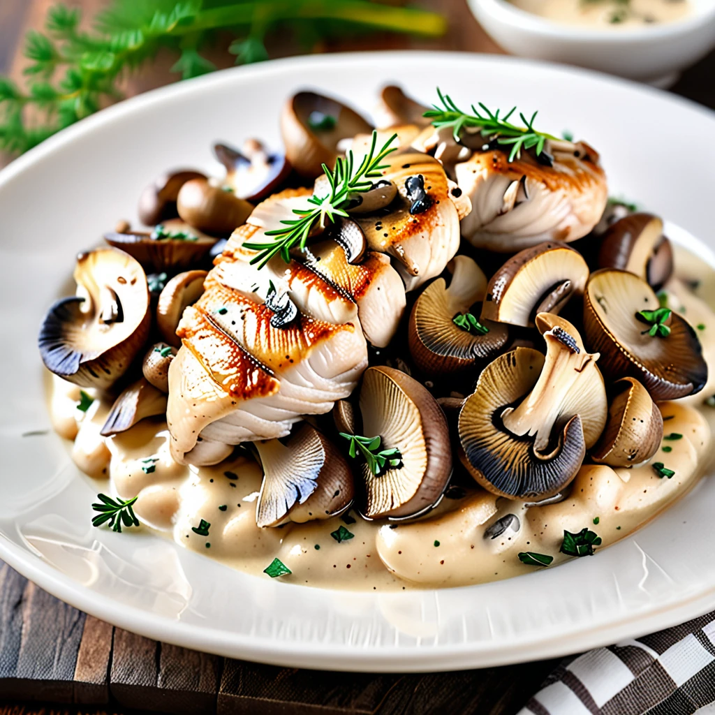 Creamy Wild Mushroom Chicken Recipe