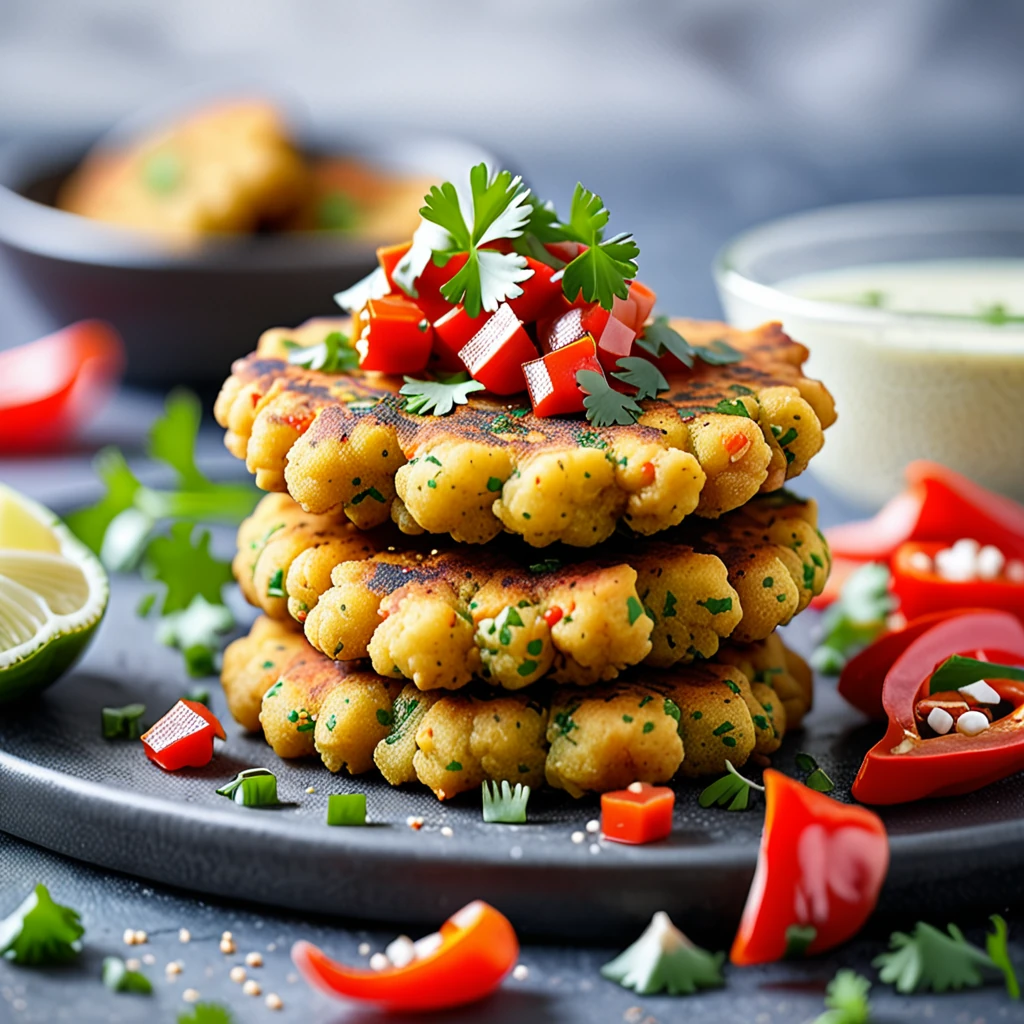 Crispy Chickpea Flour Fritters Recipe