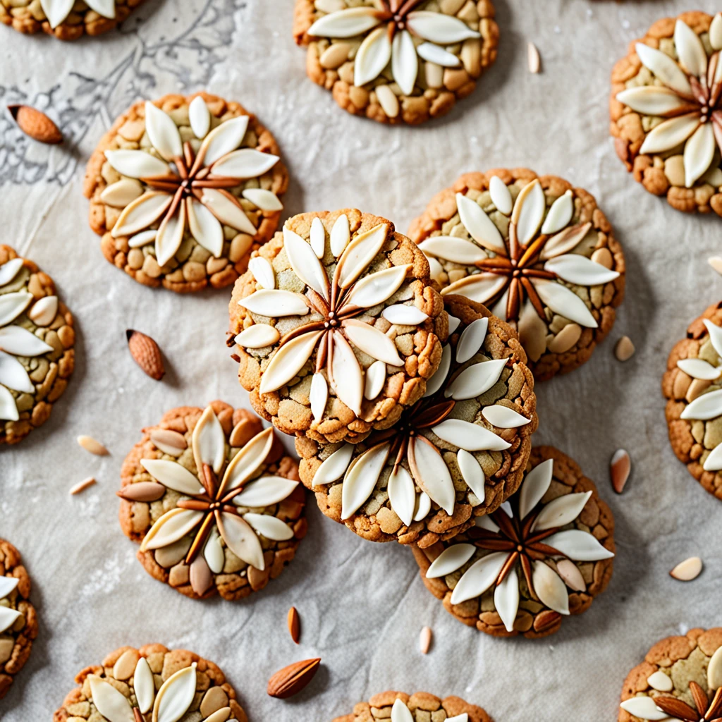 Crispy Lace Florentine Cookies
