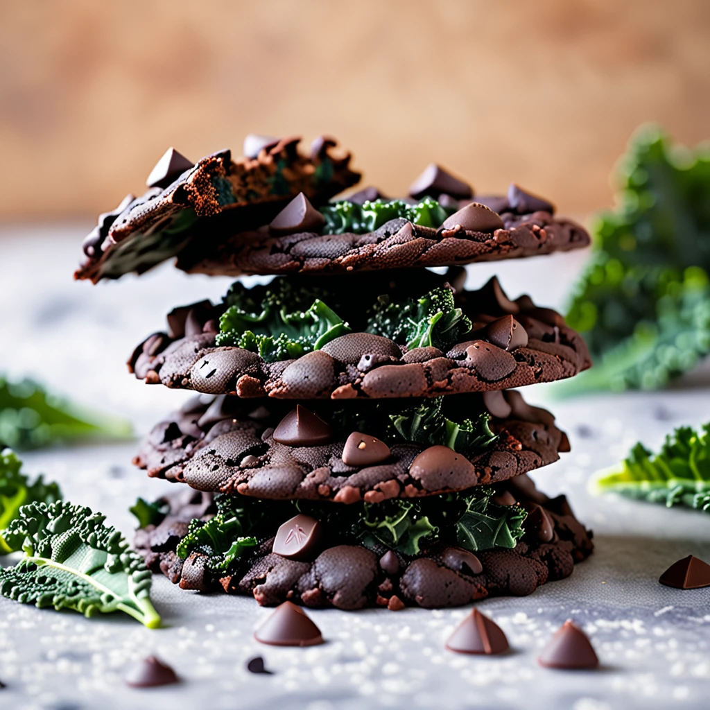 Delicious Chocolate Kale Cookies Recipe