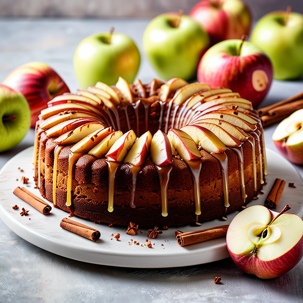 Delicious Fresh Apple Cake Recipe by Memom
