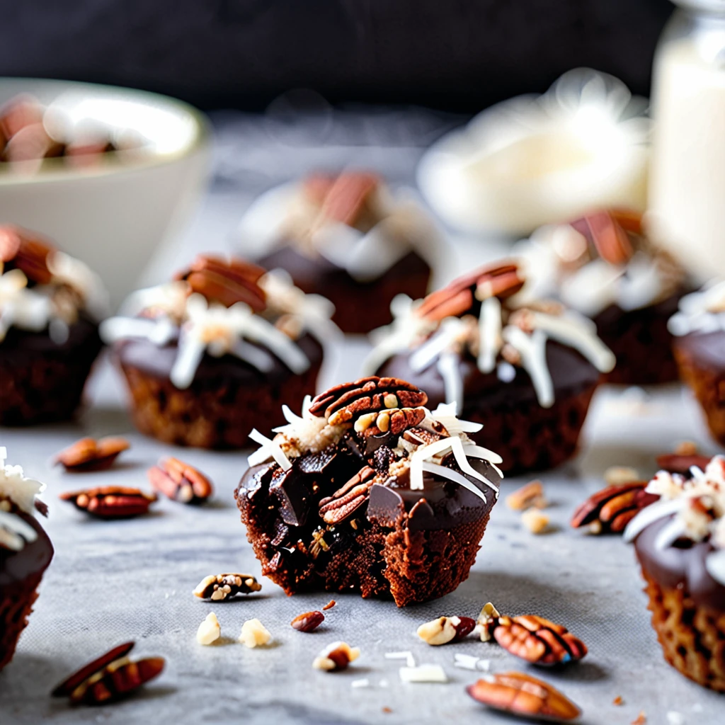 Delicious German Chocolate Cake Bites