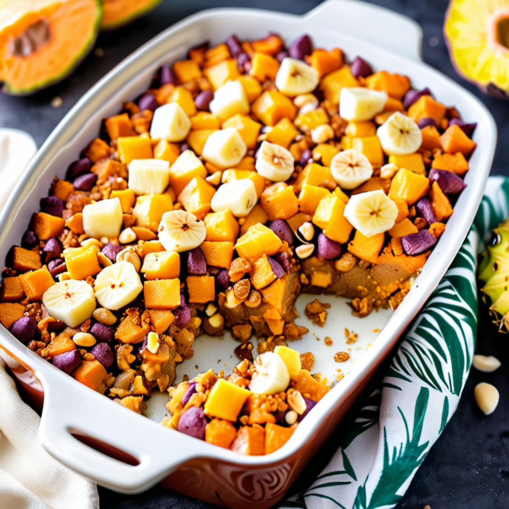 Delicious Hawaiian Sweet Potato Casserole