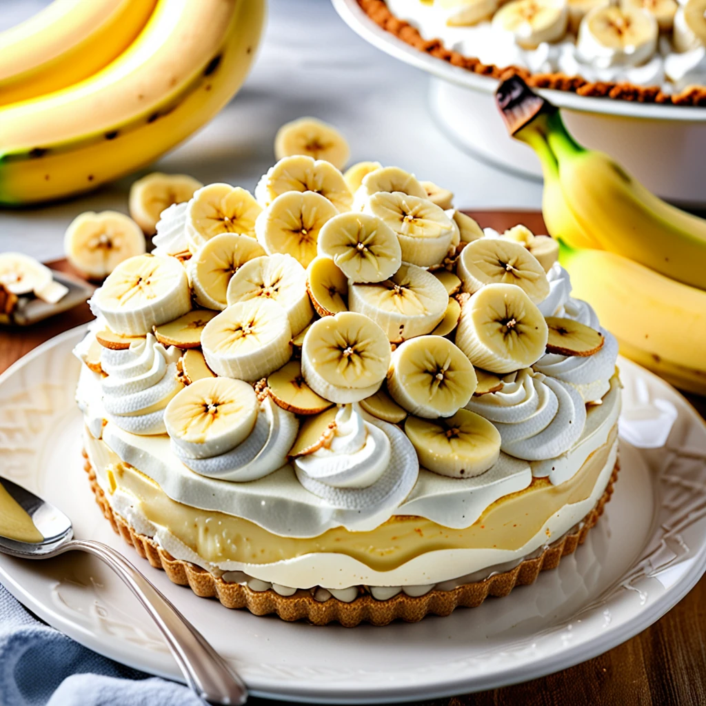 Delicious Homemade Banana Pudding Pie
