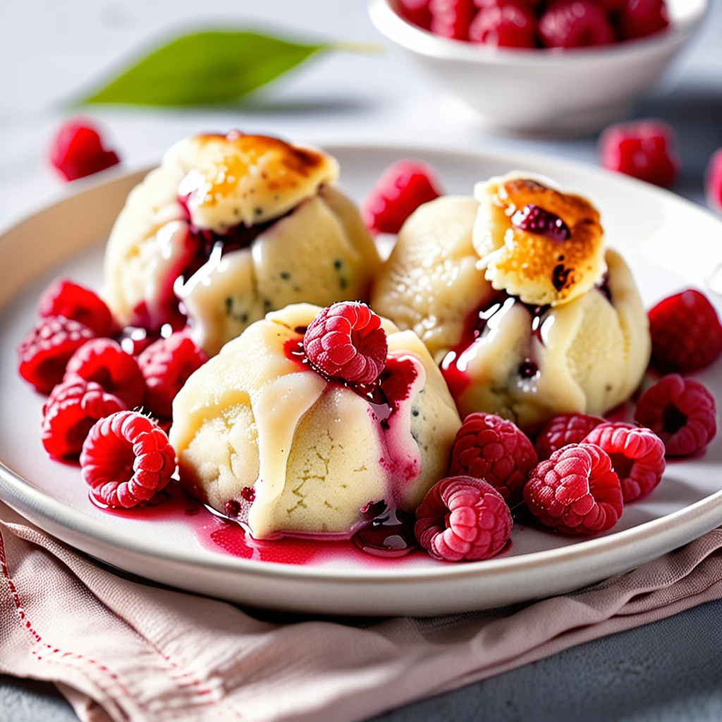 Delicious Raspberry Buttermilk Dumplings