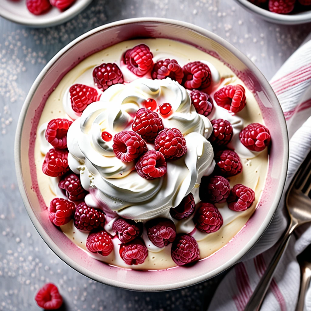 Delicious Raspberry Ricotta Cream Dessert