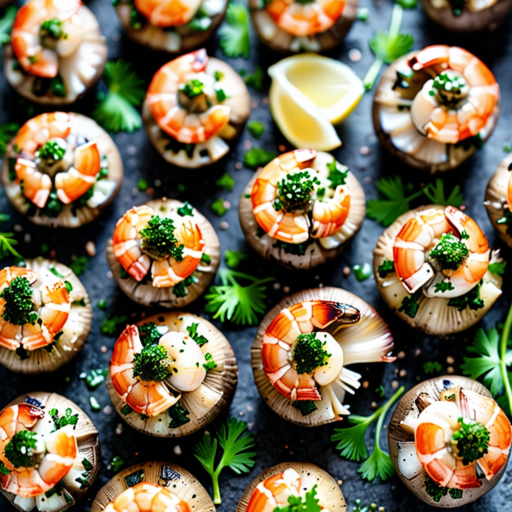 Delicious Shrimp-Stuffed Mushrooms Recipe