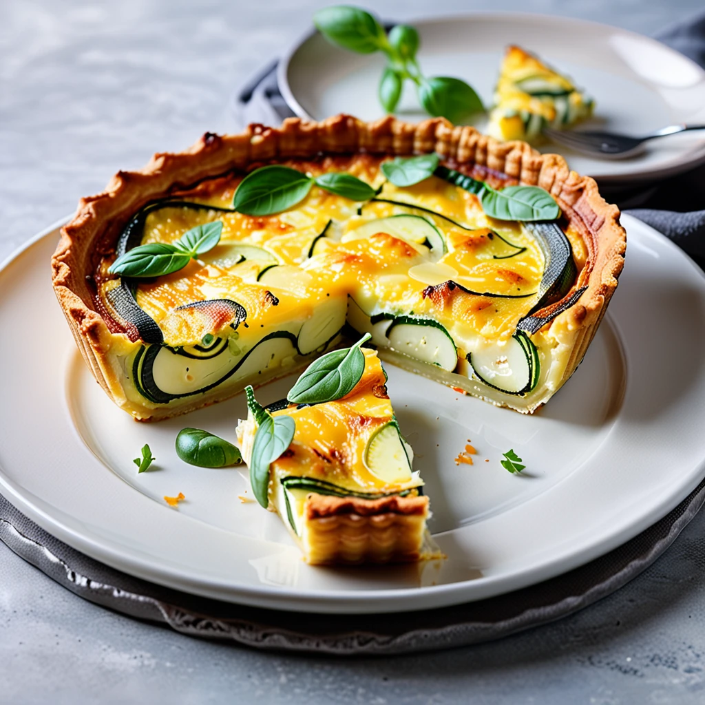 Delicious Zucchini and Potato Quiche Recipe