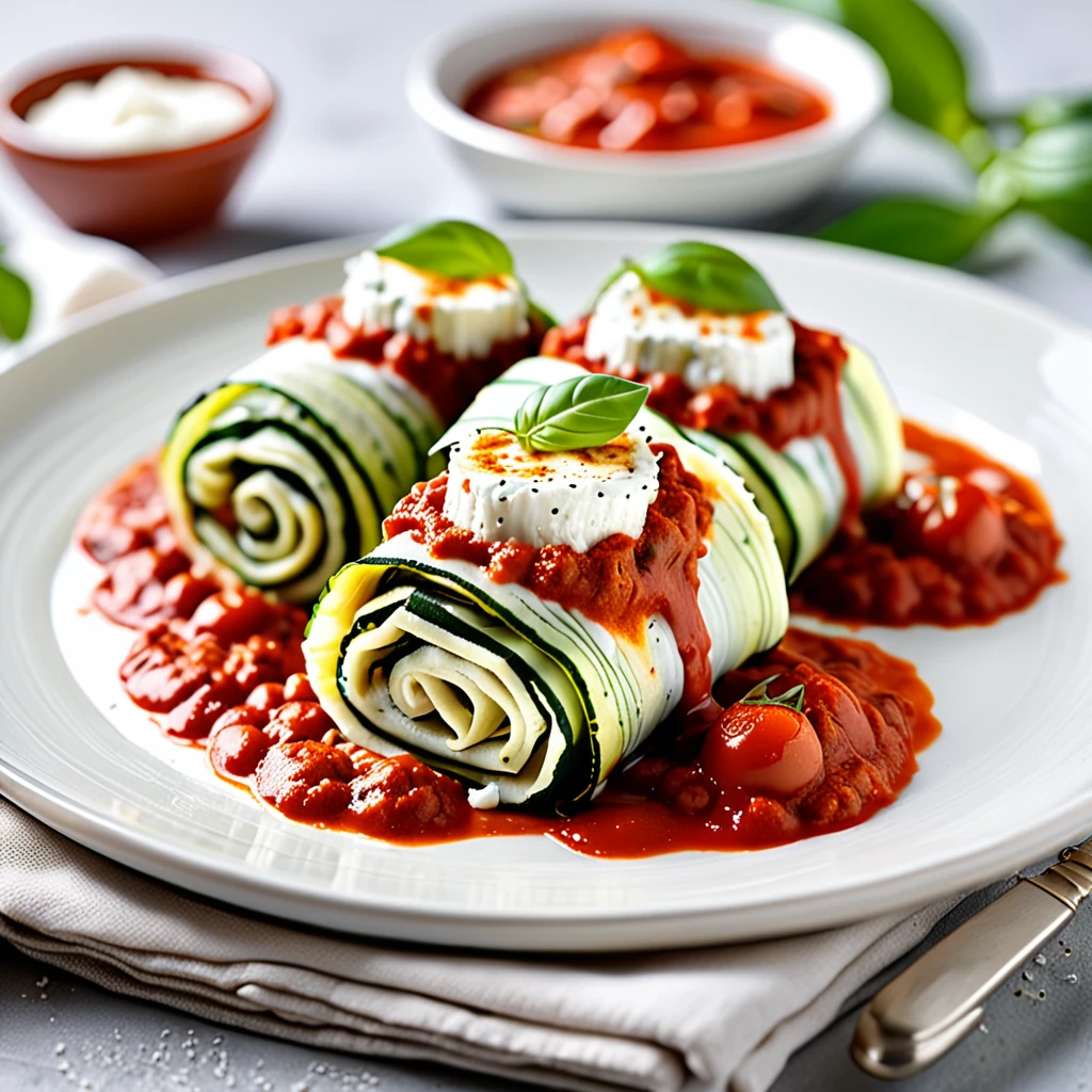Delicious Zucchini Lasagna Roll-Ups