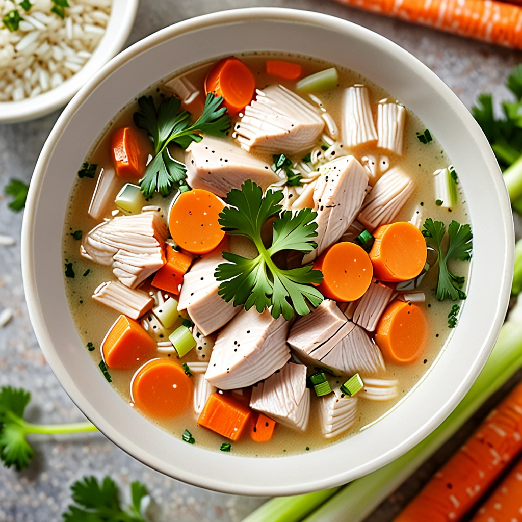 Easy and Delicious Chicken and Rice Soup