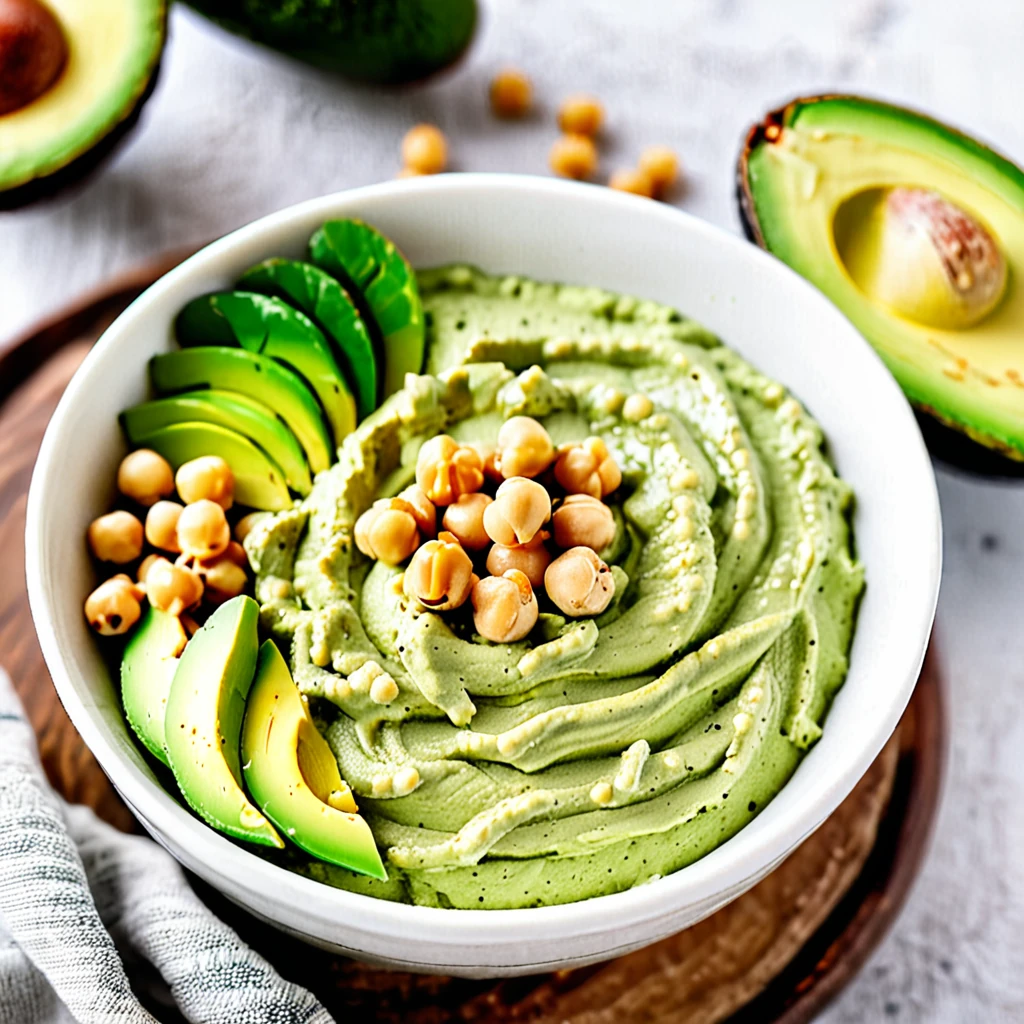 Easy and Quick Avocado Hummus Recipe