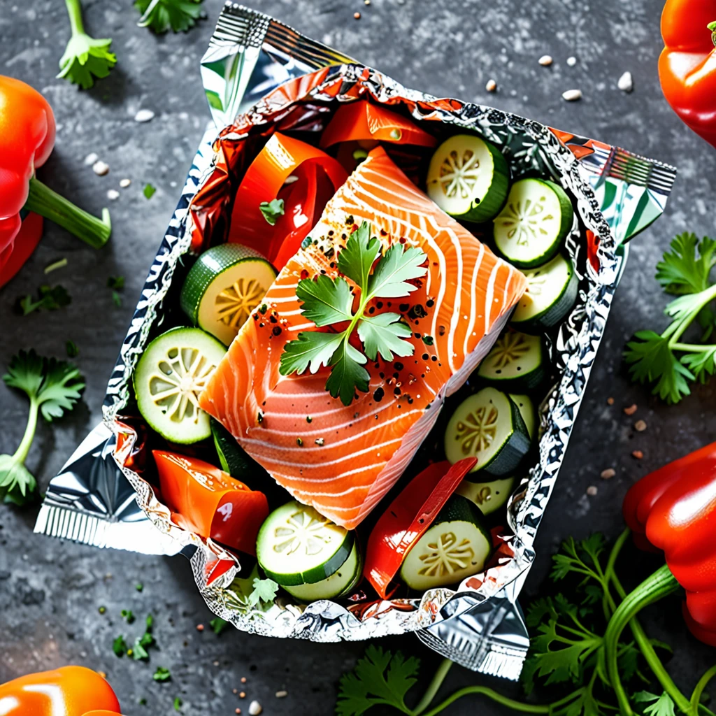 Easy Cilantro Salmon Foil Packets for a Flavorful Dinner