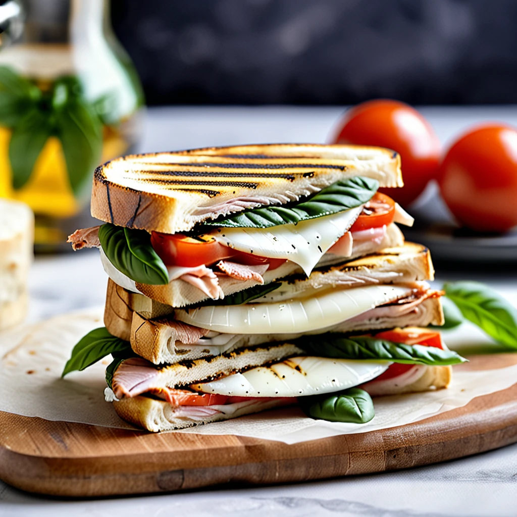 Easy Classic Grilled Panini Sandwich Recipe
