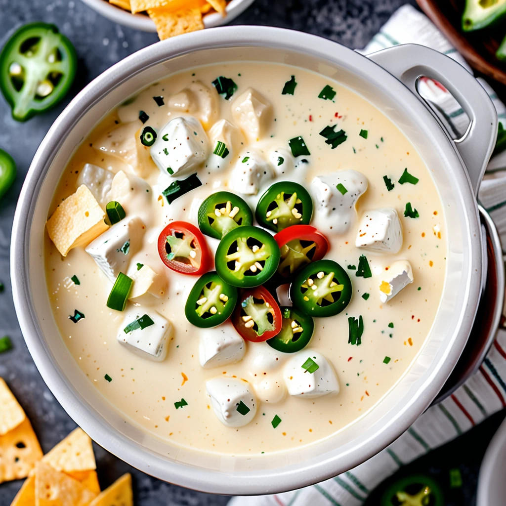 Easy Instant Pot White Queso Cheese Dip