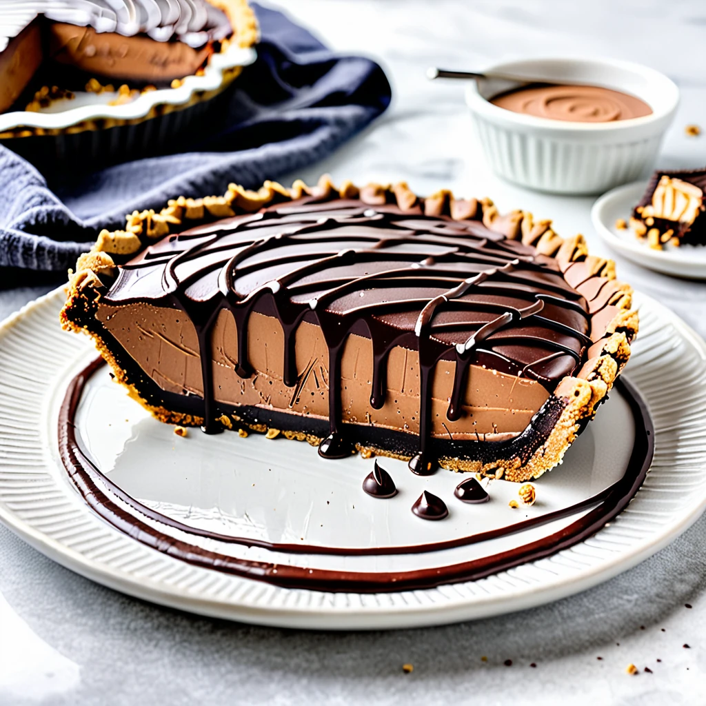 Easy No-Bake Chocolate Peanut Butter Pie