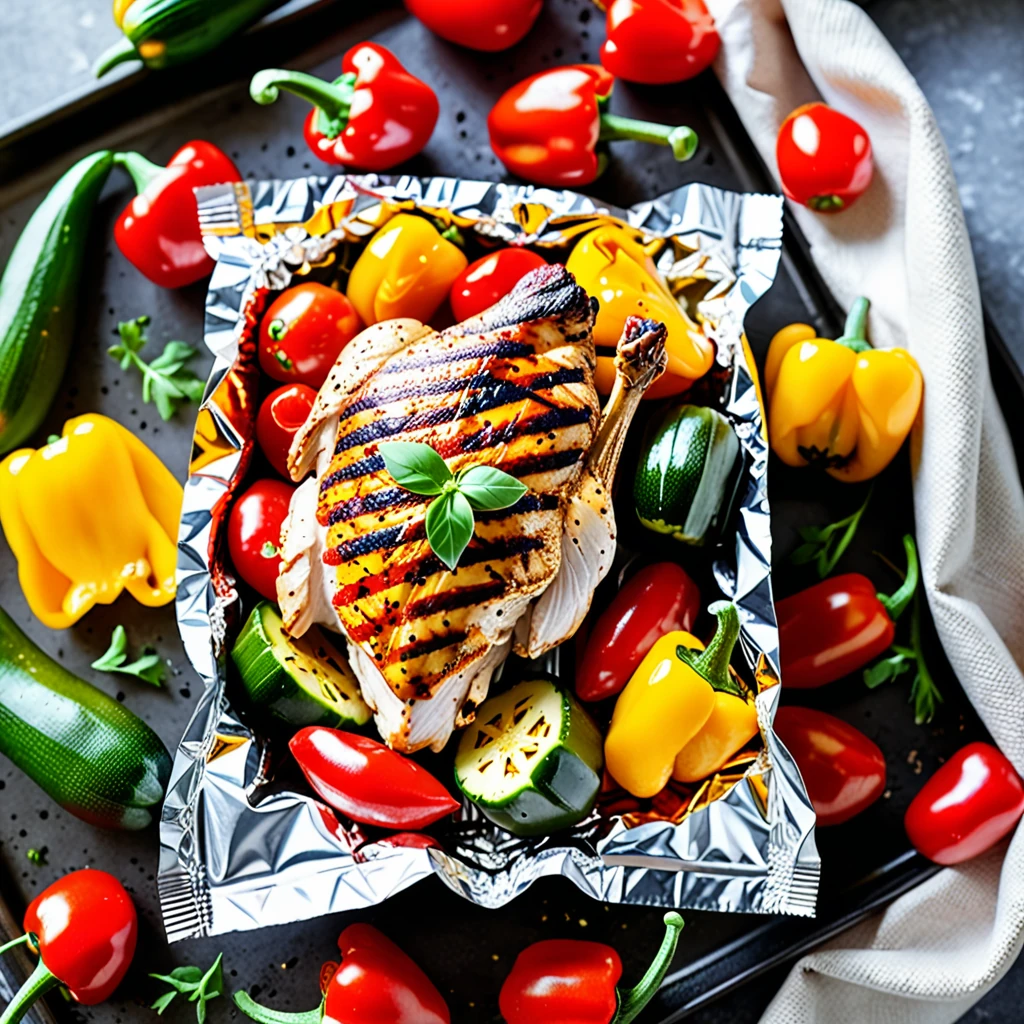 Failproof Grilled Chicken Foil Packets for the Barbecue