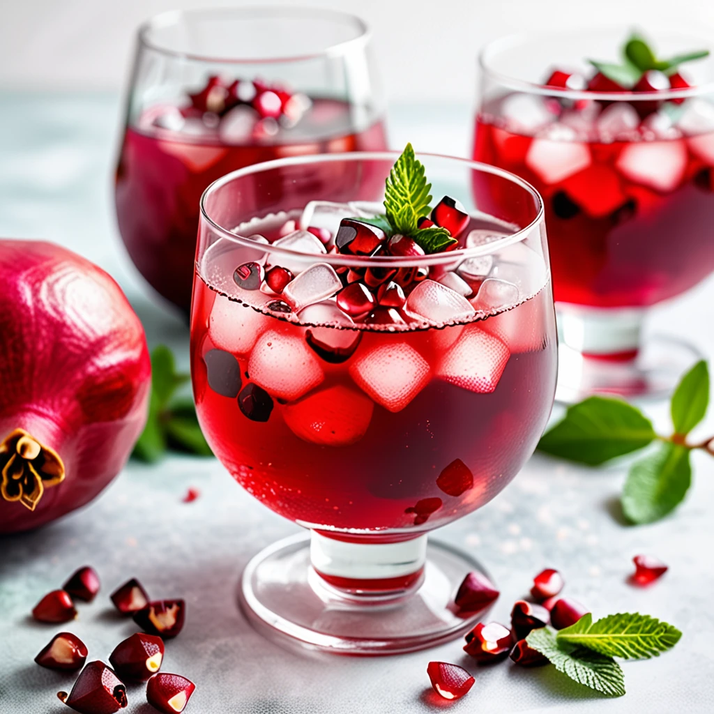 Festive Pomegranate Holiday Cocktail