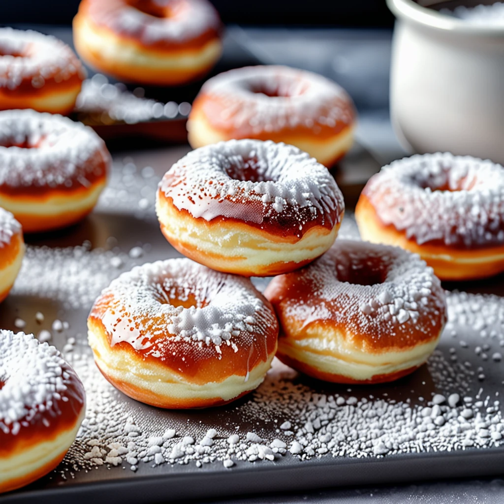 Fluffy Brioche-Style French Doughnuts Recipe