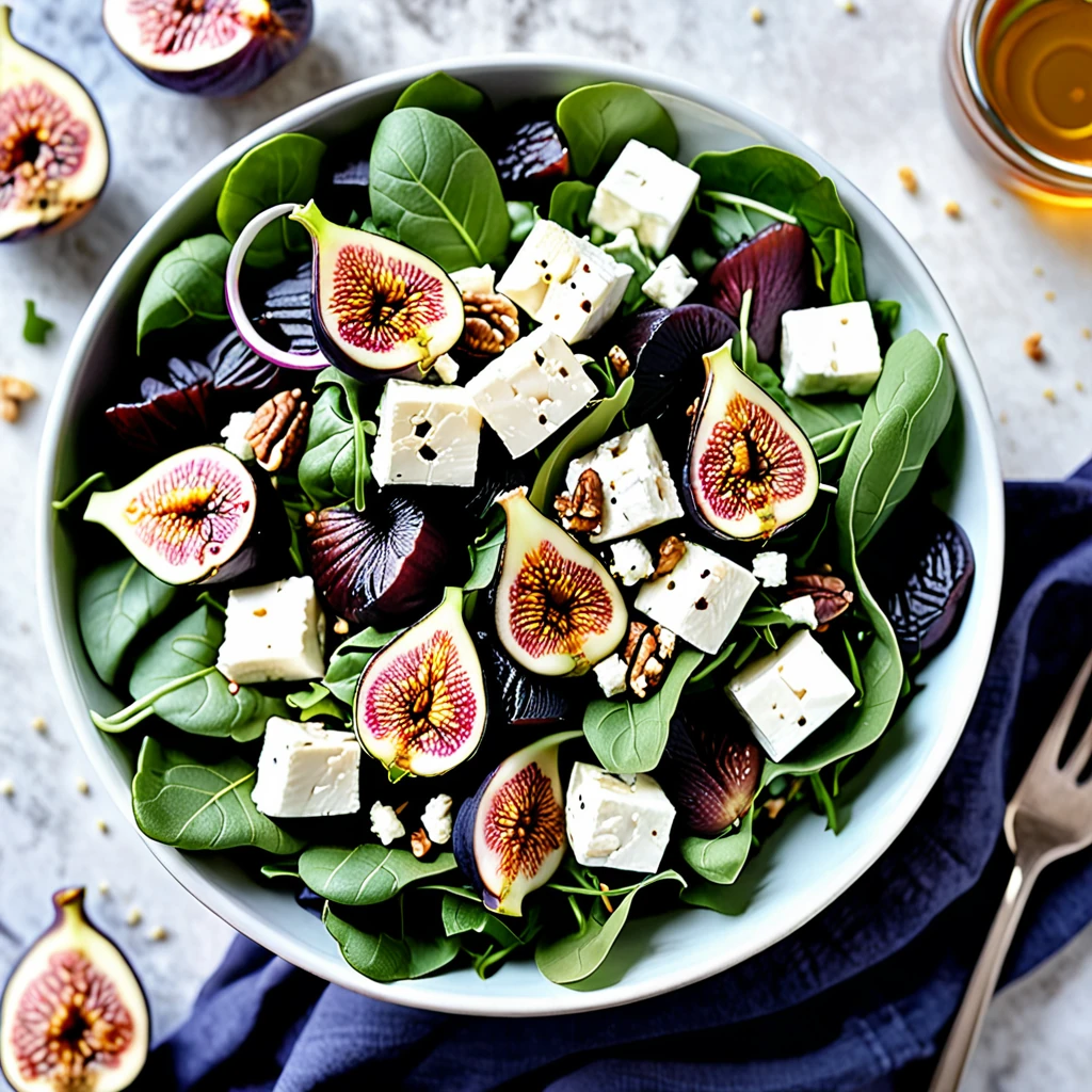 Fresh Feta and Fig Salad Recipe