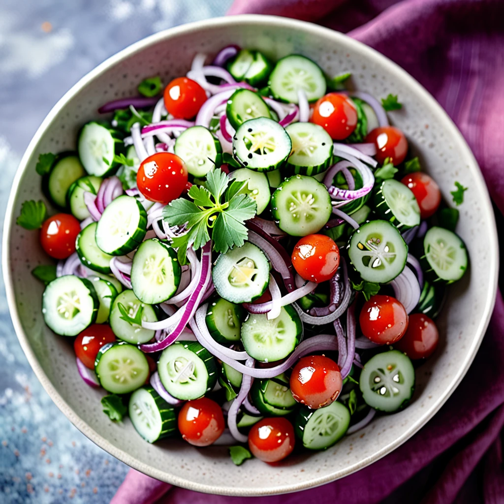 Fresh Sea Tomato Salad with Citrus Dressing
