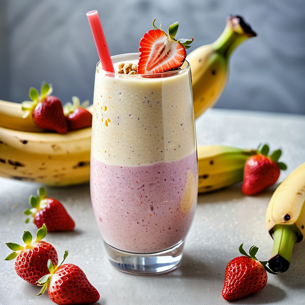 Fruit and Cereal Smoothie Recipe for a Healthy Boost