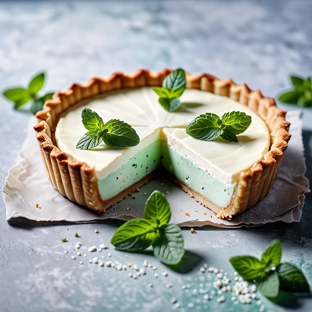 Goat Cheese and Mint Tart Recipe