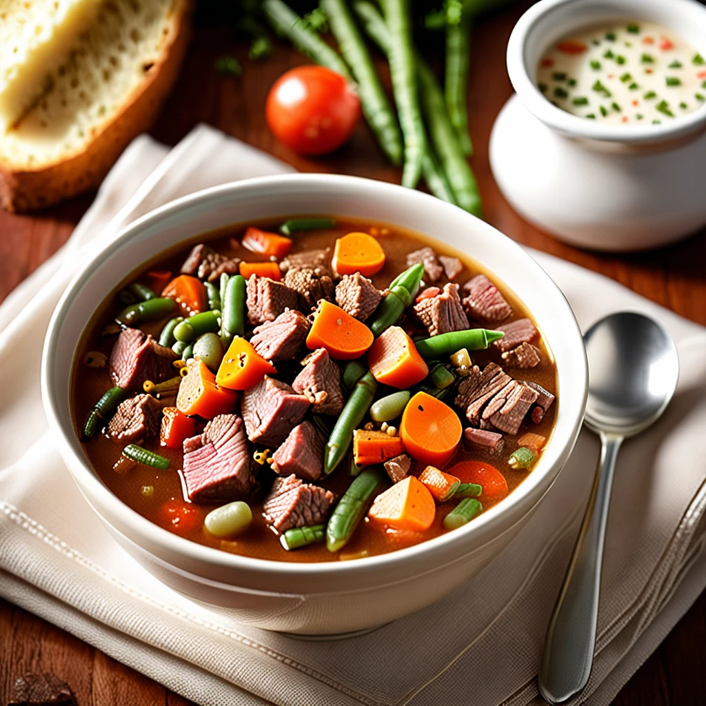 Hearty Beef and Vegetable Soup: A Comforting Classic