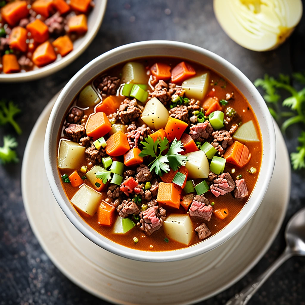 Hearty Cabin-Style Soup: Warm and Filling Comfort