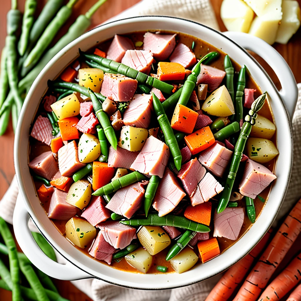 Hearty Harvest Ham and Vegetable Stew