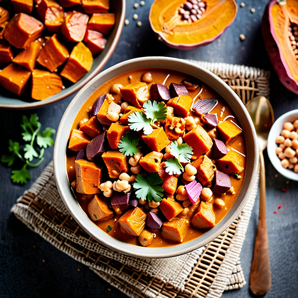 Hearty West African Peanut Stew With Sweet Potatoes