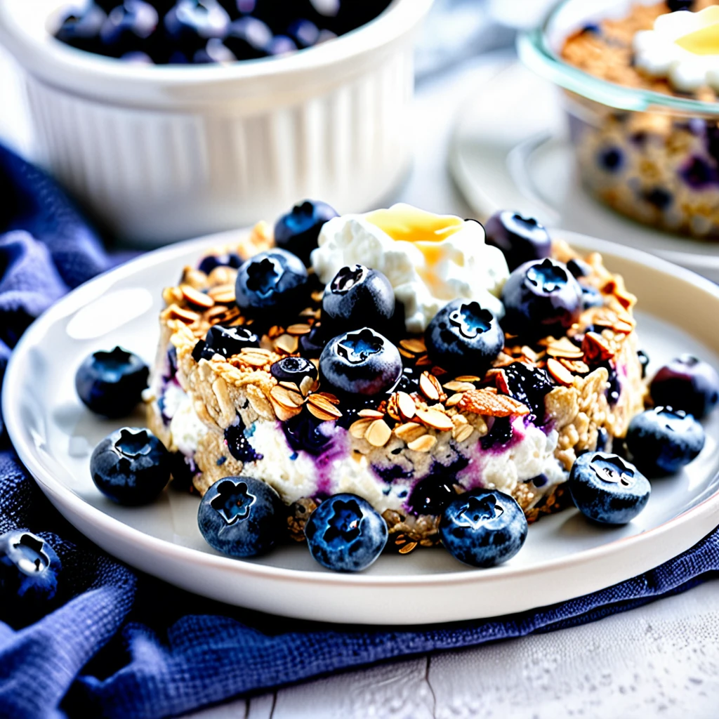 High Protein Baked Oatmeal for a Healthy Breakfast Boost