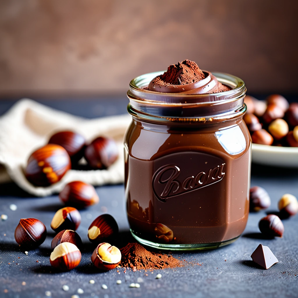 Homemade Hazelnut Chocolate Spread Like Nutella