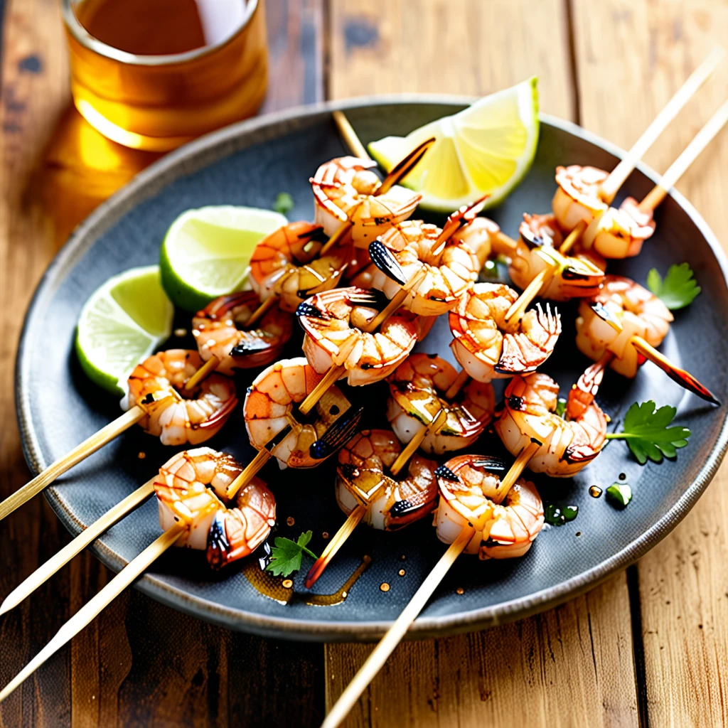 Honey Spiced Shrimp Skewers: Sweet and Savory Delight