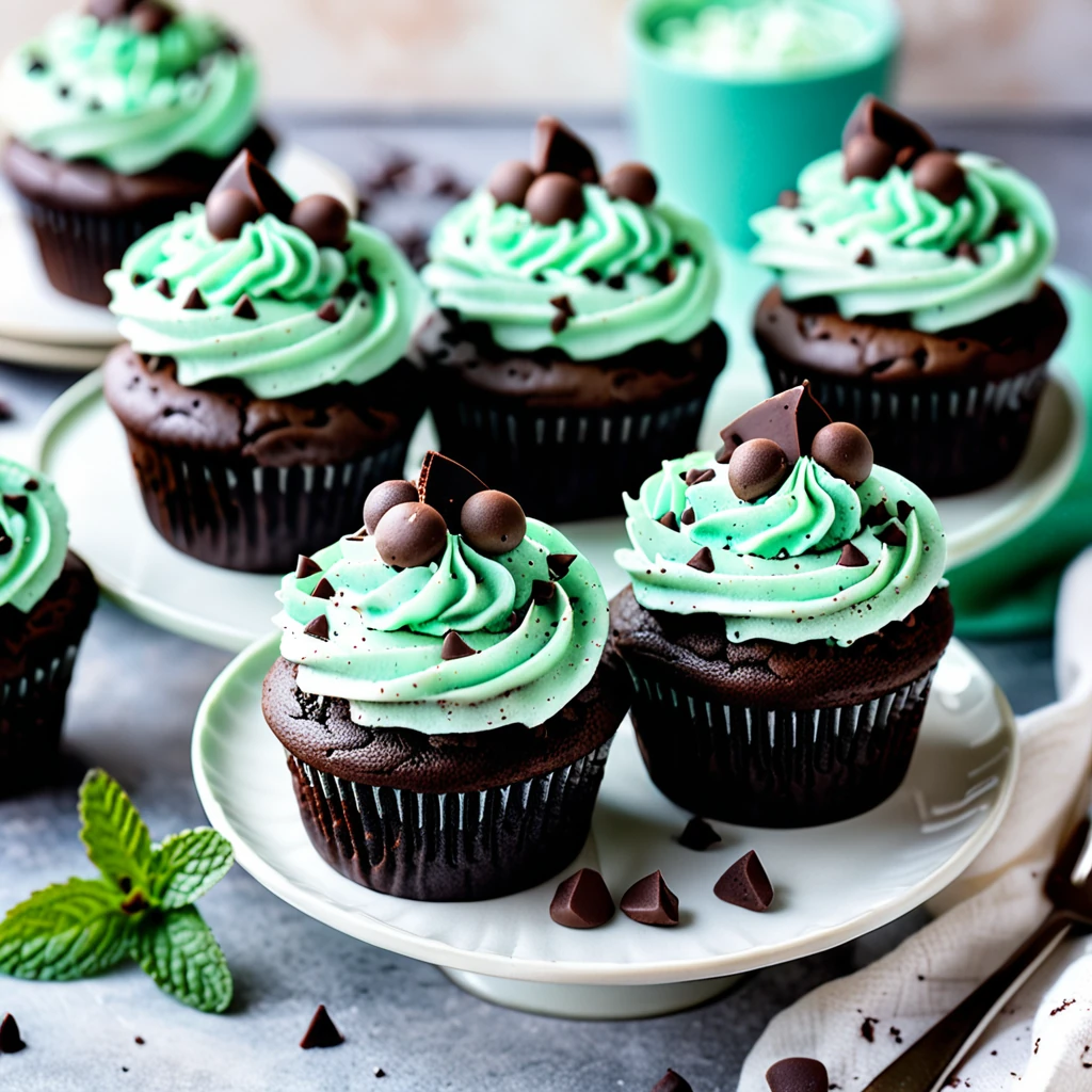 Irresistible Mint Chocolate Cupcakes Recipe