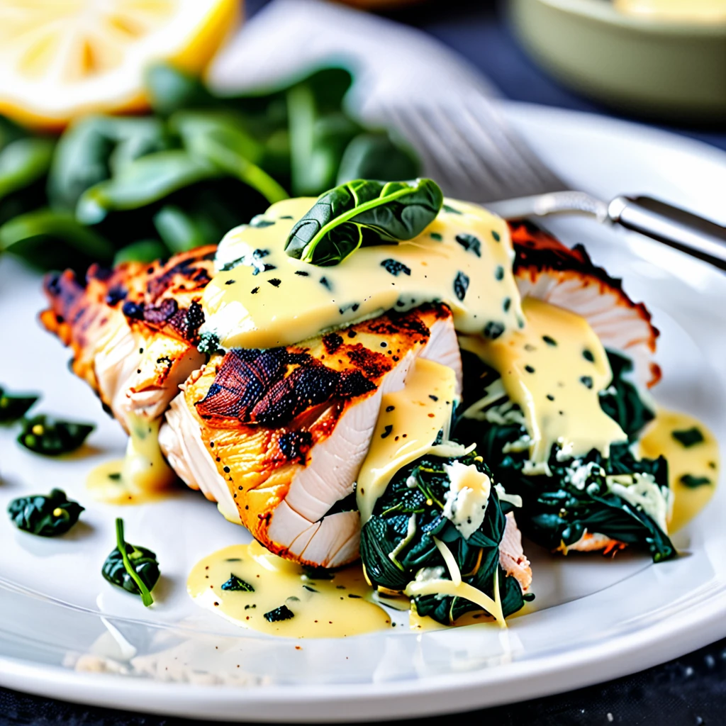 Keto-Friendly Spinach Artichoke Stuffed Chicken Breast