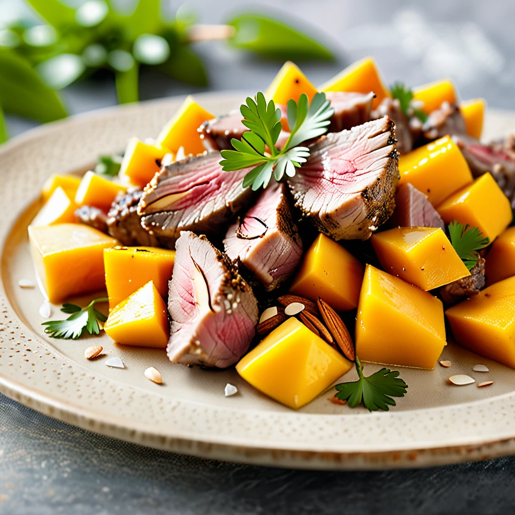 Mango Almond Lamb Recipe: Sweet and Nutty Delight