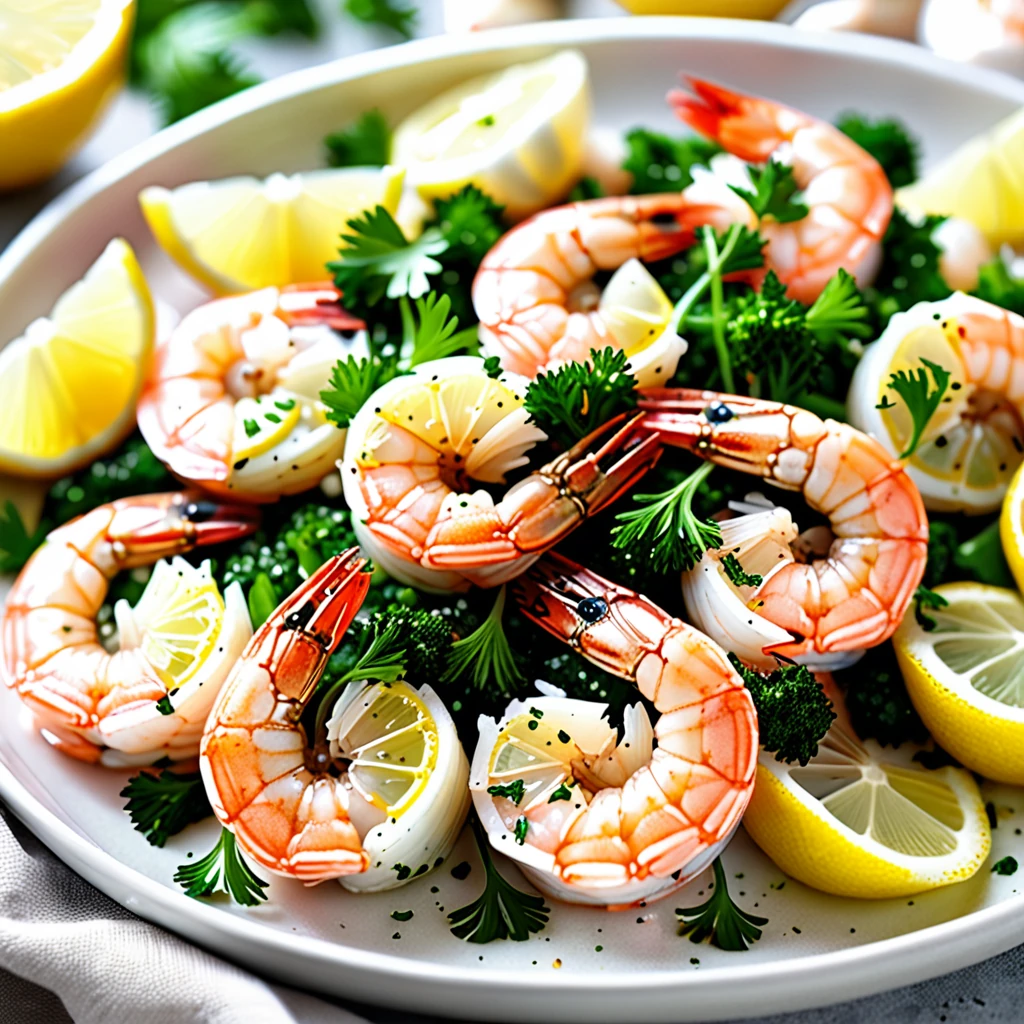 Oven-Baked Lemon Pepper Shrimp